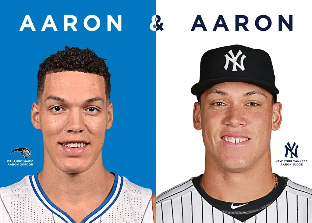 Closer look at Aaron Judge (Yankees' Outfielder) and Aaron Gordon (Orlando's Forward)