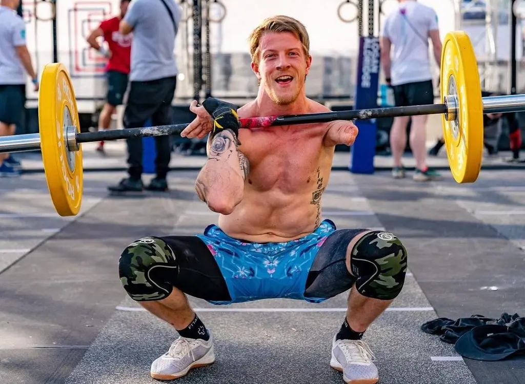Crossfit adaptive athlete, Logan Aldridge