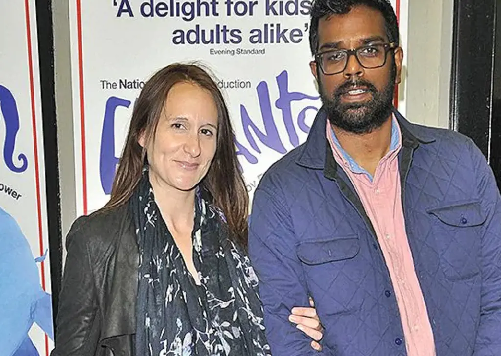 Romesh with his wife Lessa 