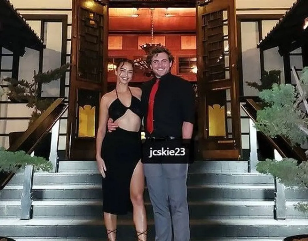 an American actress and model Vinessa Vidotta with her boyfriend Jordan Skie seen together