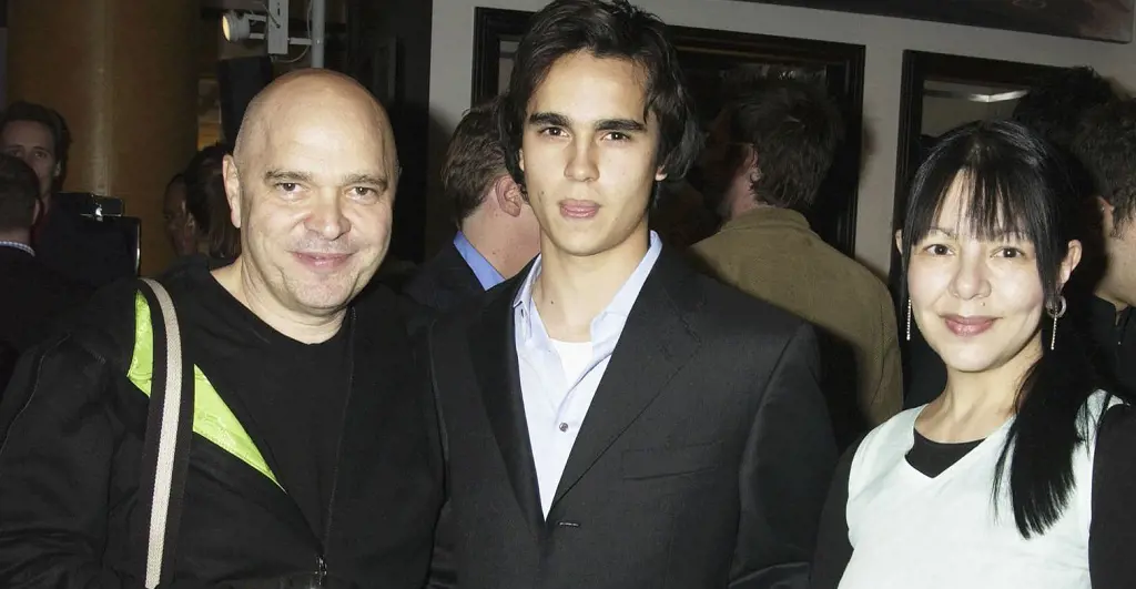 Max with his father Anthony Minghella and mother Carolyn Choa attend the 