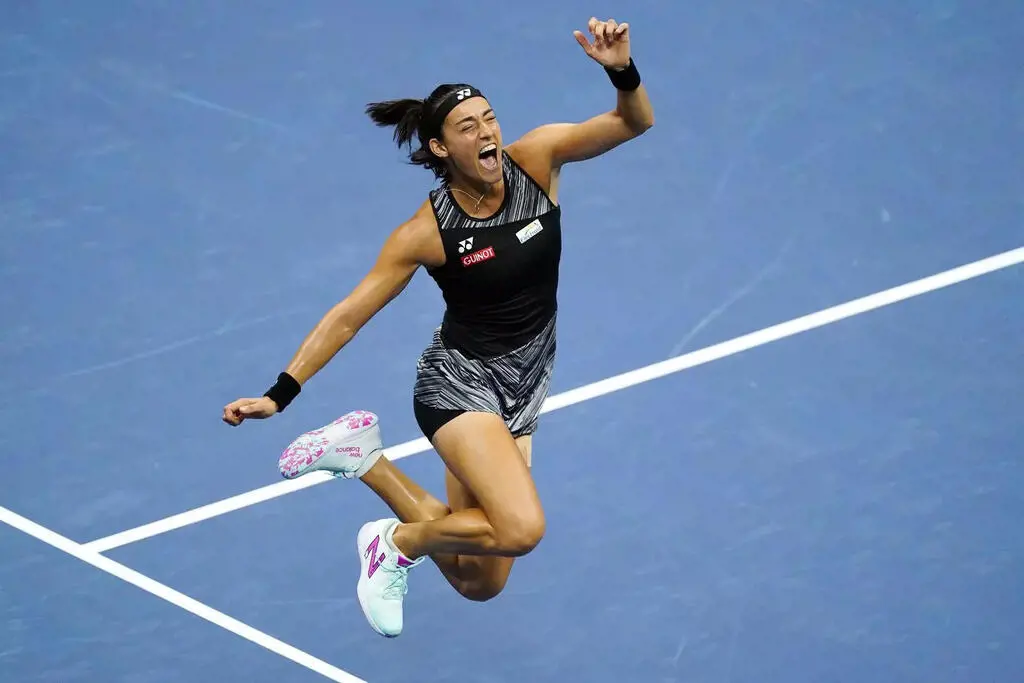 Caroline Garcia as she outshines tennis prodigy Coco Guaff at the 2022 US Open quarterfinal, she reached semifinal for the first time, match was held in world's largest Arthur Ashe Stadium, 23000 spectators were there