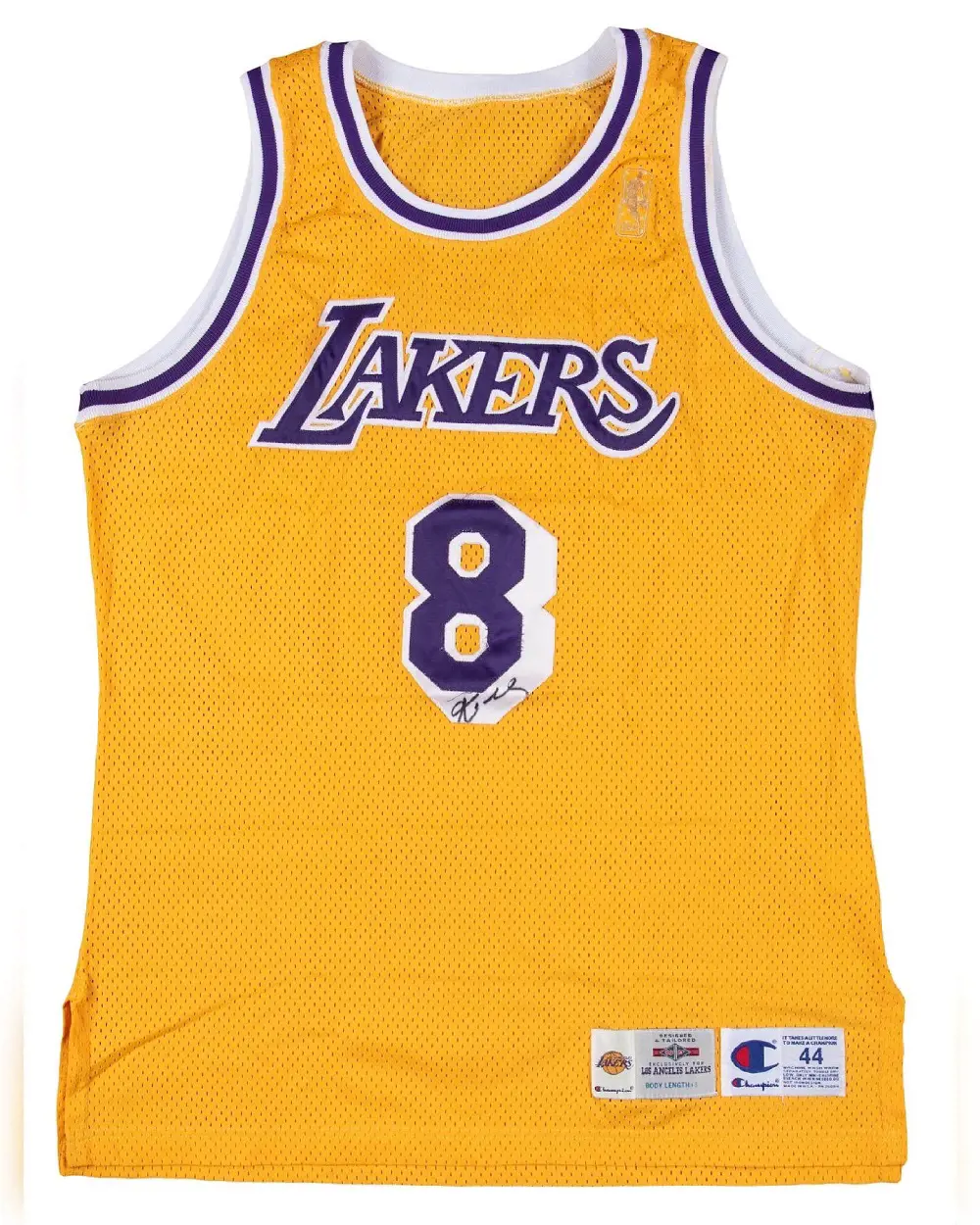Game-used Kobe Bryant Signed Rookie Jersey was consigned to Goldin Auction to sold.