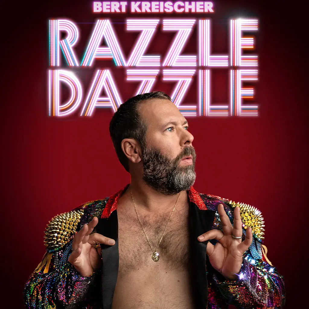 Kreischer's Razzle Dazzle is about the shameless shirtless man who expresses his family life and the part where he was bullied by his kids and the story of the family escape room