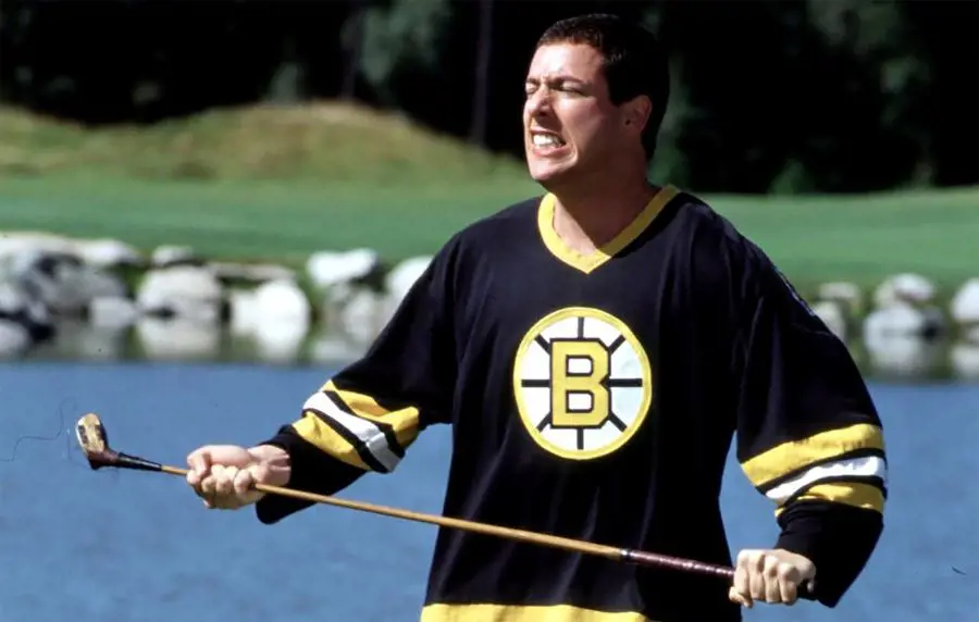 Sandler played the titular character in the 1996 sports comedy, Happy Gilmore, filmed himself playing golf to honour Gilmore’s love of the sport in the film