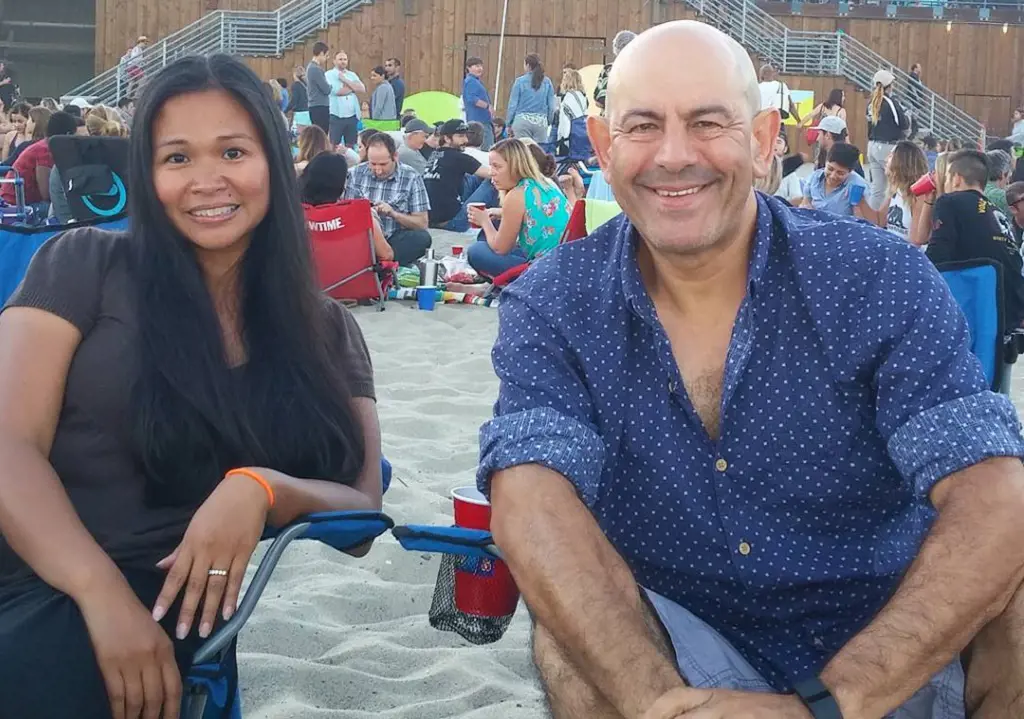 Majumdar and Villanueva were hanging out in Santa Monica Beach & Pacific Park while waiting for The Psychedelic Furs to start their set on July 22, 2016.