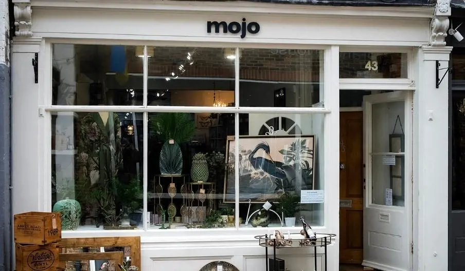 Mojo, as the Dolls of England shop in the series, is a lifestyle store and boutique in Twickenham, close to Eel Pie Island and the rowing club
