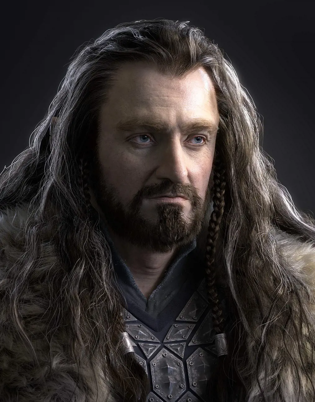 Thorin is the leader of The Company of 13 dwarves. 
