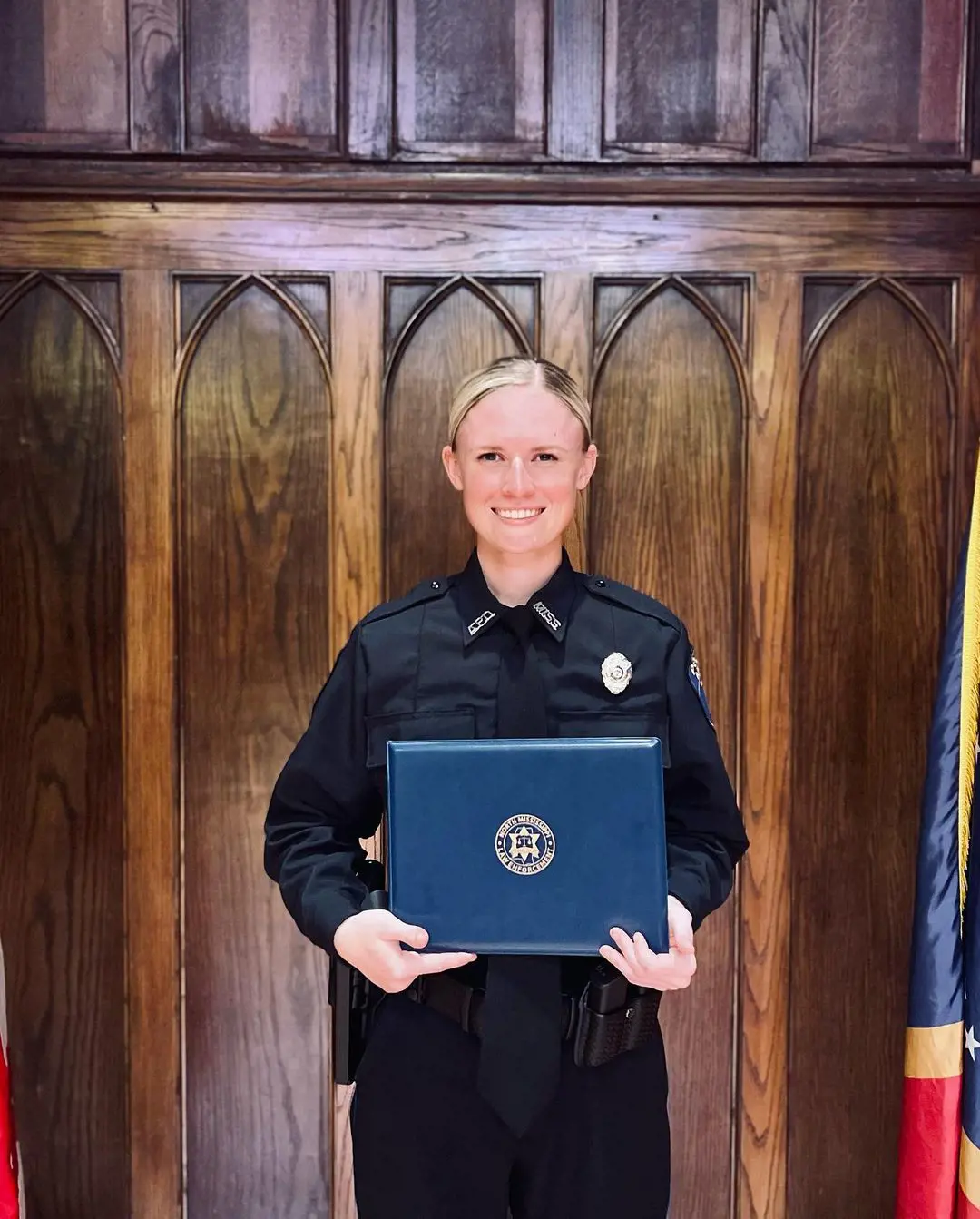 She joined the Amory Police Department as a patrol officer after NMLETC graduation in Tupelo, Mississippi