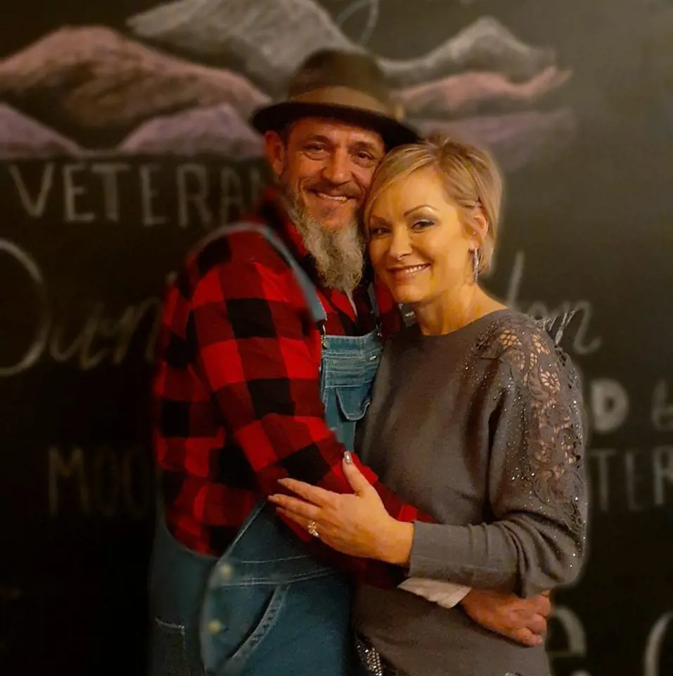 The couple during their show premier of Moonshiners