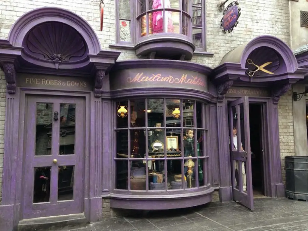 Madam's shop was taken by 'Death Eaters,' and she was forced to make dark robes for them in Deathly Hallows.
