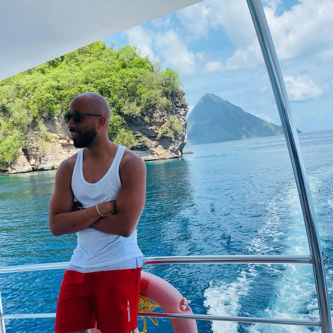 He during his vacation in West Indies where he did a trip to a Volcano Island