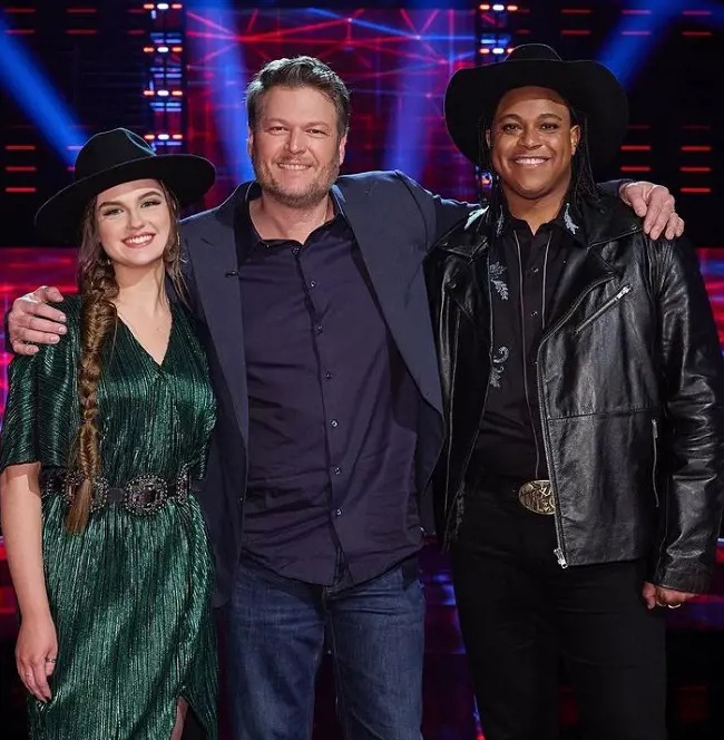 Grace has stepped on the final round of The Voice. 