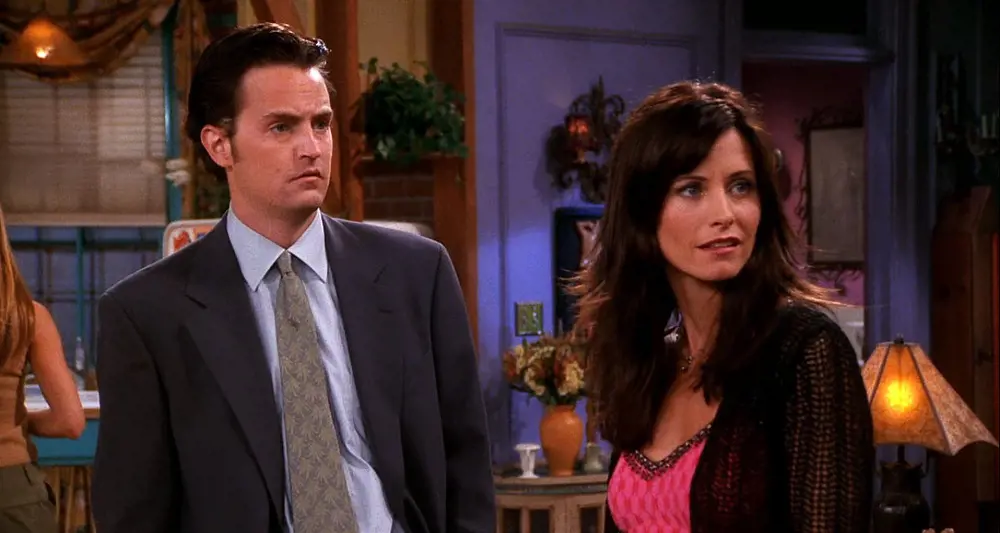 Monica helps her husband look for a job