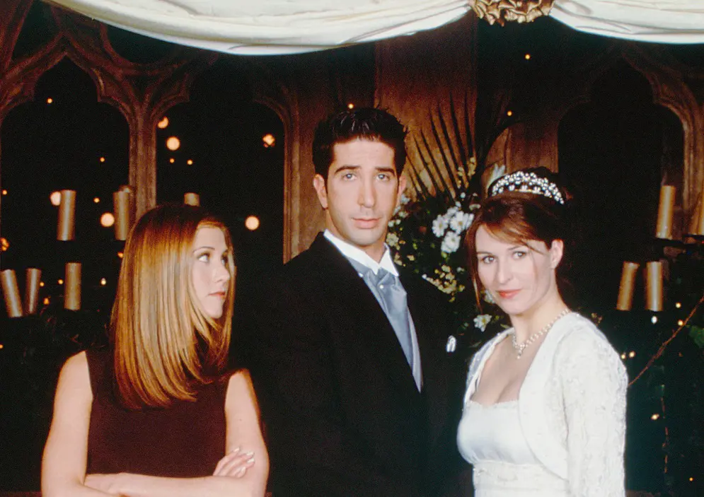 The event took place at Ross's wedding