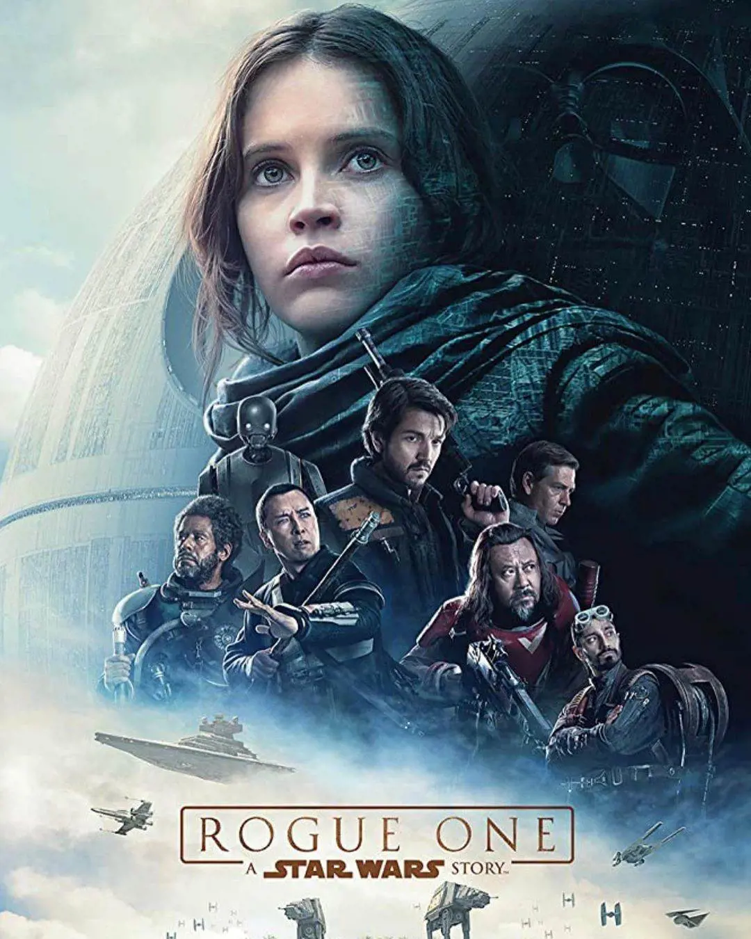Rogue One - A Star Wars Story is the first installment of the Star Wars anthology series, and an immediate prequel to Star Wars (1977)