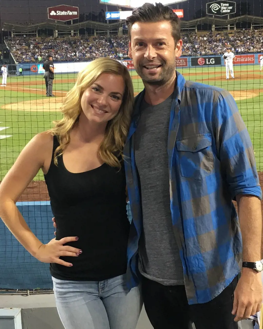 The couple attended Dodger's game in 2021 