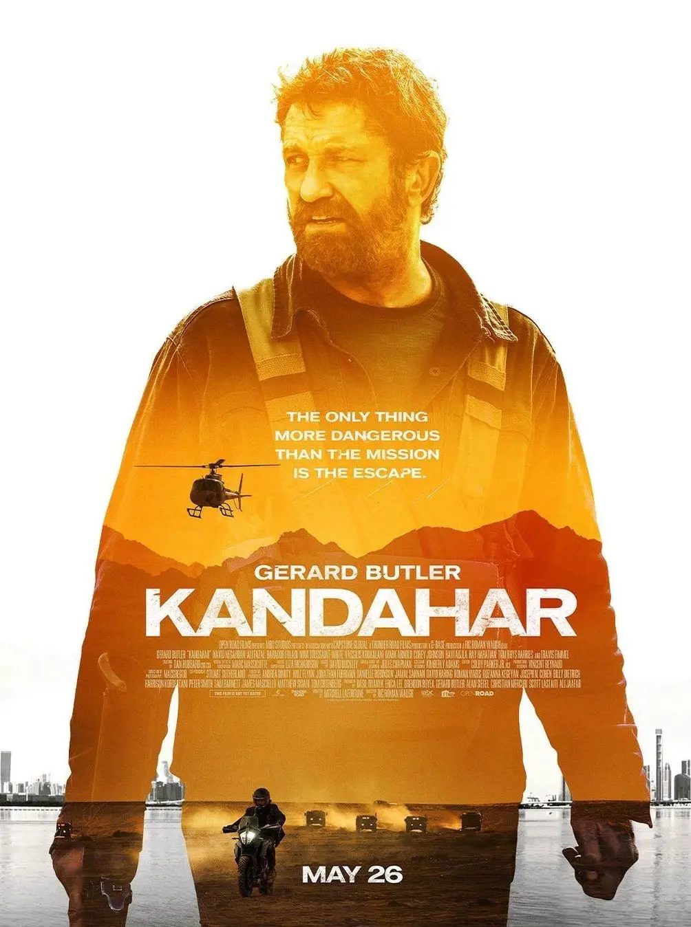 Kandahar, directed by Ric Roman Waugh and written by Mitchell LaFortune, is scheduled to be released in theaters on May 26, 2023